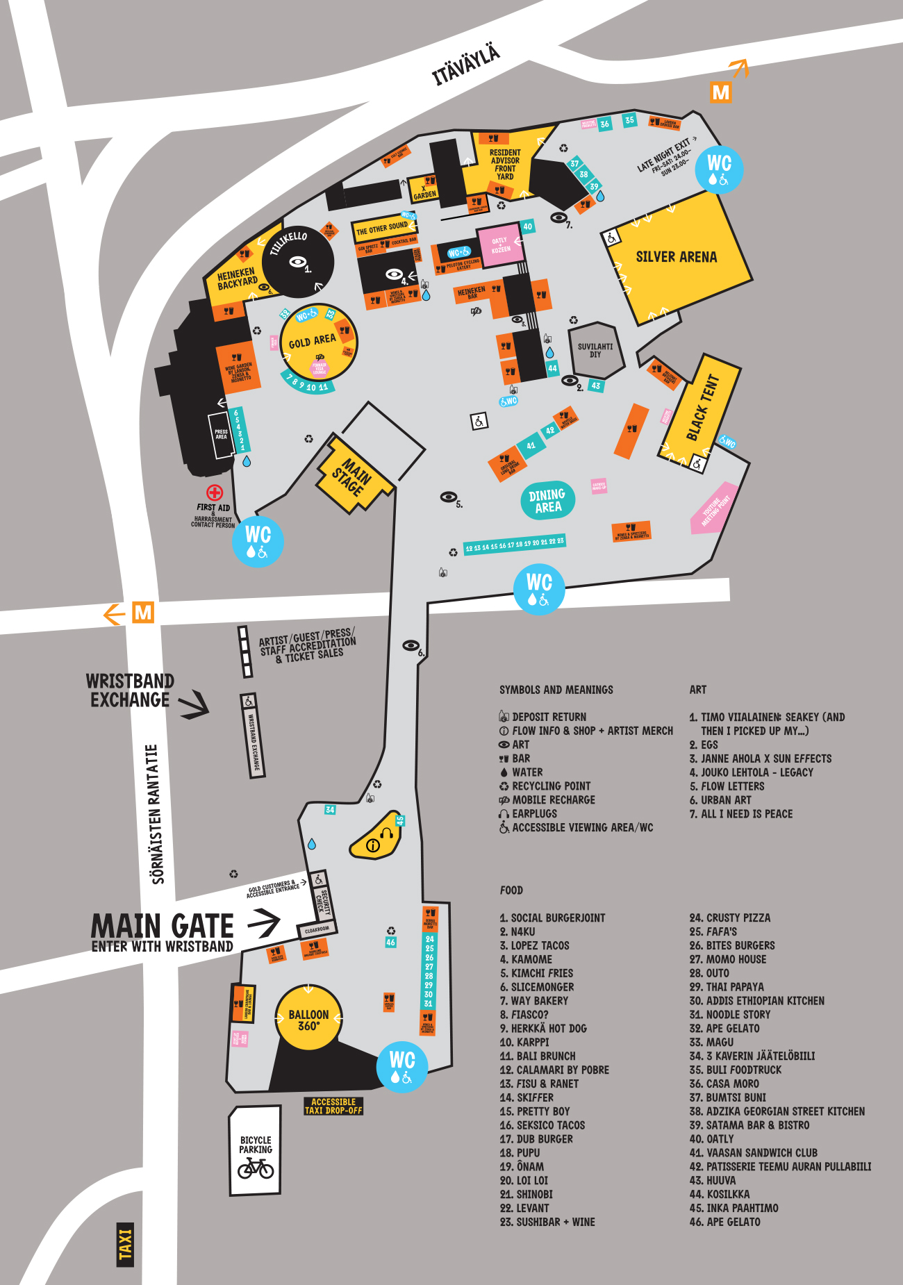 Flow Festival Map